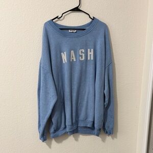Nash Women's Light Blue Crewneck Sweater